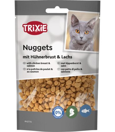 Nuggets con pechuga de pollo y salmón