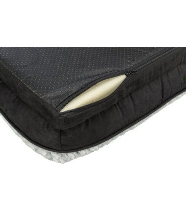 Cama ortopédica Vital Lino en blanco y negro