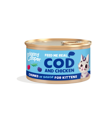 Adulto Bacalao y pollo - Trocitos en salsa