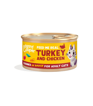 Adulto Pavo y pollo - Trocitos en salsa