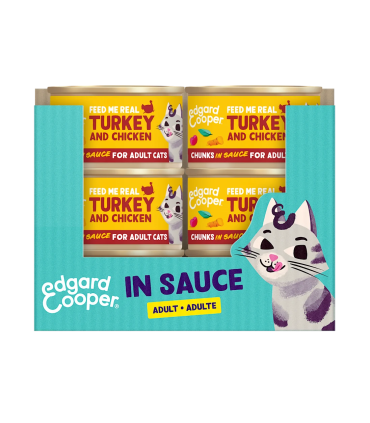 Adulto Pavo y pollo - Trocitos en salsa