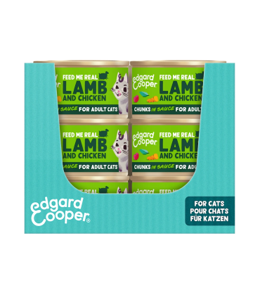 Adulto Cordero y pollo - Trocitos en salsa