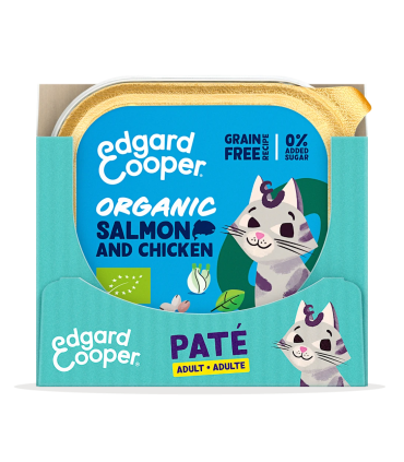 Adulto Salmón y pollo ecológico - Paté