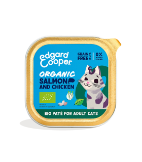 Adulto Salmón y pollo ecológico - Paté