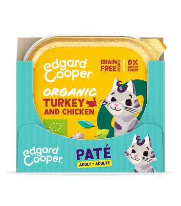 Adulto Pavo y pollo ecológico - Paté