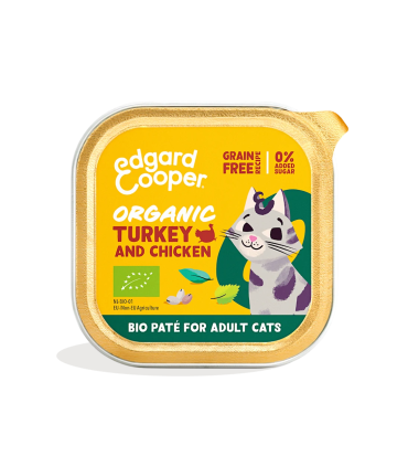 Adulto Pavo y pollo ecológico - Paté