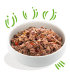 Comida húmeda para perros con pollo, pavo y manzana