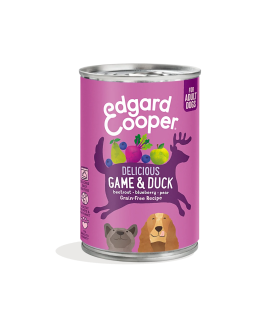 Receta natural con carne de caza y pato para perros