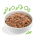 Deliciosa comida natural para perros adultos