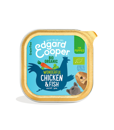 Cachorro Pollo y pescado ecológicos