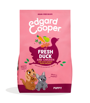 Cachorro Pato y pollo frescos