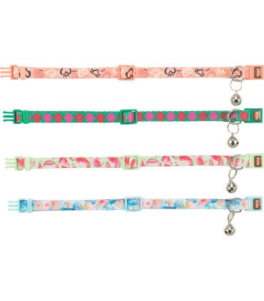 Elegante collar para gatos, ajustable y cómodo