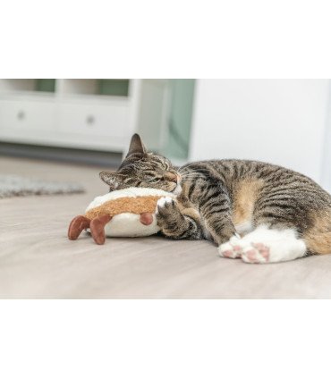 Juguete XXL con hierba gatera para gatos grandes y activos