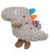 Dino de felpa suave, 12 cm