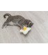 Huevo frito XXL, crujiente y ideal para gatos grandes