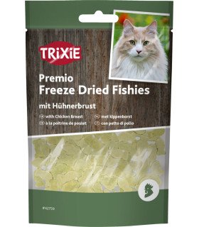 Premio Freeze Dried Fishies con pollo, 78% carne, 20g