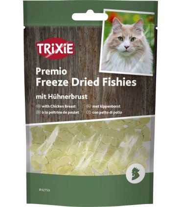 Premio Freeze Dried Fishies con pollo, 78% carne, 20g
