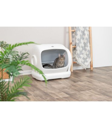 Limpieza automática y segura para gatos grandes y temerosos