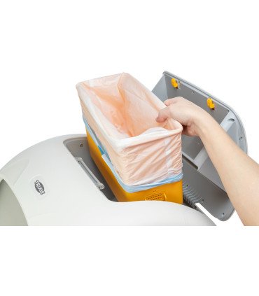 Limpieza automática y segura para gatos grandes y temerosos