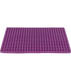 Bandeja de silicona antiadherente y plegable para hornear y lamer