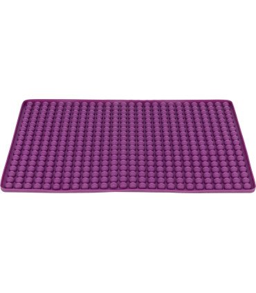 Bandeja de silicona antiadherente y plegable para hornear y lamer