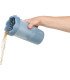 Limpiador de patas en silicona azul para un mantenimiento fácil y eficaz