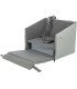 Asiento de coche para perro con compartimento y correa integrada