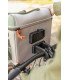 Cesta para bicicleta con compartimentos, reflectantes y colchoneta