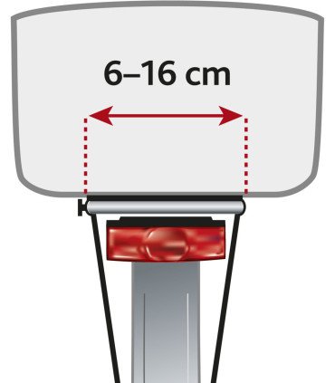 Cesta para bicicleta con bolsillos, reflectantes y colchoneta