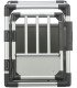 Transportín de aluminio con seguridad y ventilación perfecta