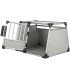Transportín de aluminio con protección segura y ventilación