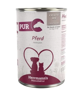 Lata de 400g Herrmann's Caballo Puro para mascotas