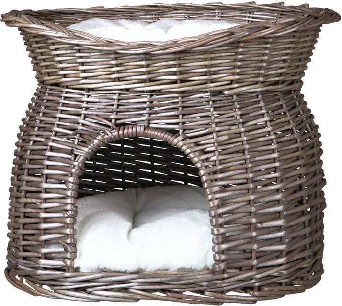 Cuevas de mimbre para gatos